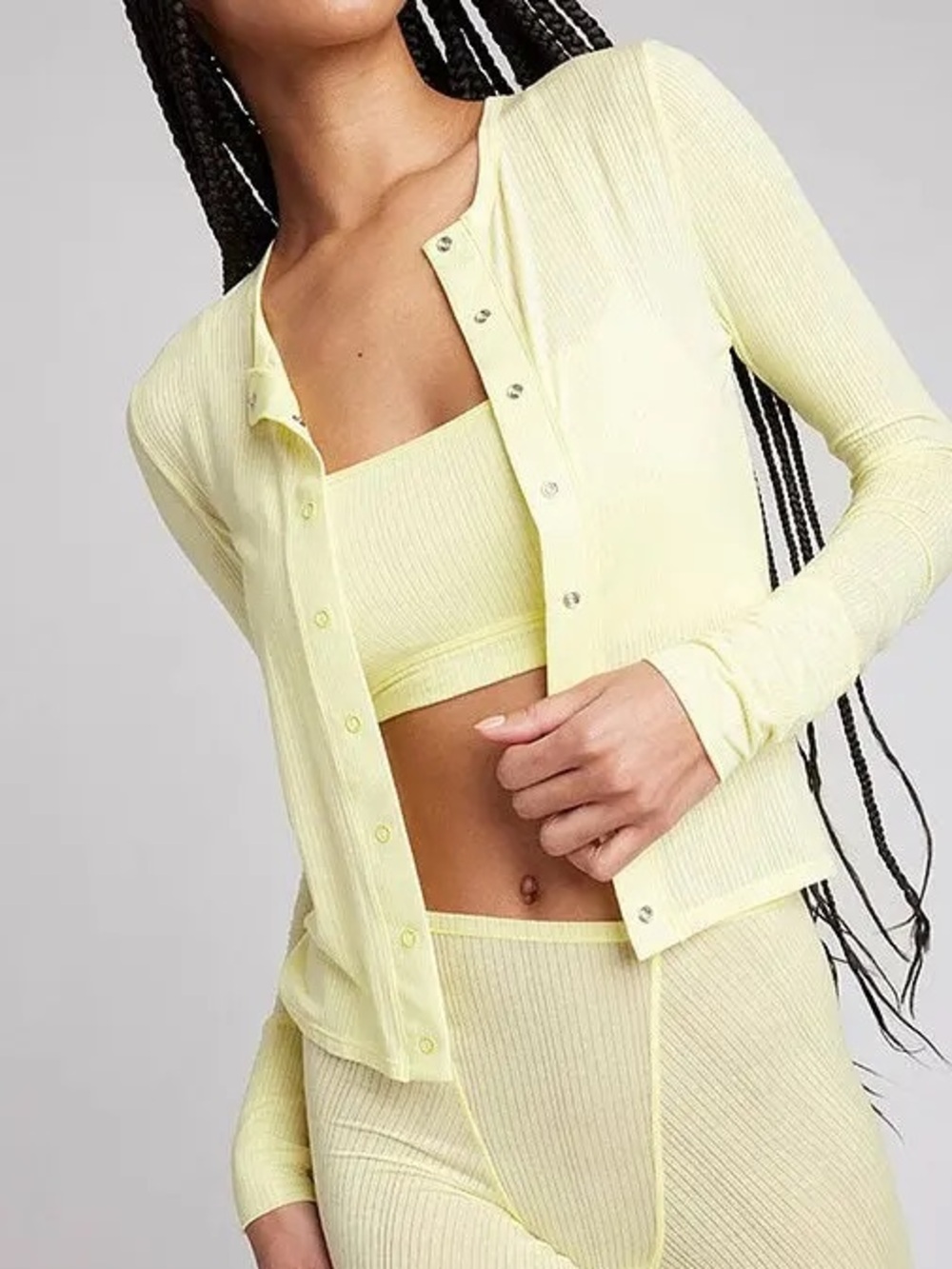 Negative Underwear Whipped Cardi Yellow